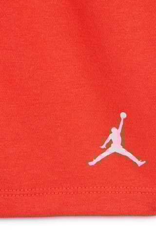 T-shirt et short de basketball - Blanc et rouge