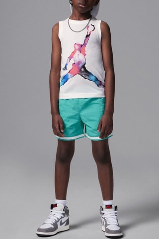 Débardeur et short Poolside - Blanc et turquoise