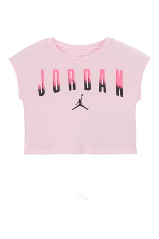 T-shirt et jupe-short Jordan - Noir et rose