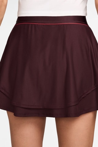 Jupe de tennis taille haute Slam - Bordeaux