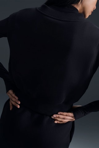 Minijupe polaire taille haute - Noir