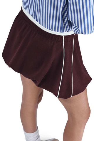 Jupe droite Bublle - Bordeaux