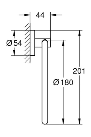 Anello portasciugamano Quickfix Start