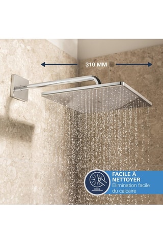  Set doccia a incasso Vitalio Rain Mono 310 Cube