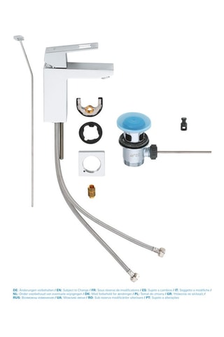 Miscelatore lavabo Eurocube - Misura S - Altezza 15,7 cm