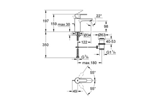Miscelatore lavabo Get