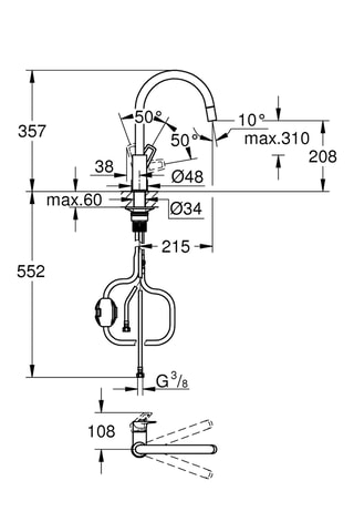 Mélangeur évier Start Loop