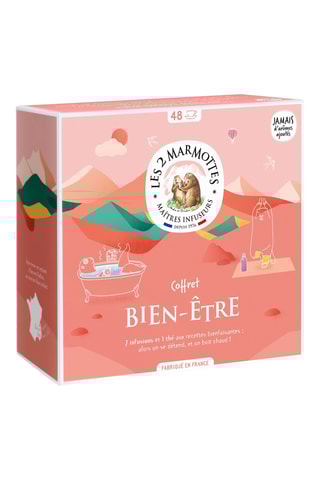 Coffret bien-être 7 infusions et 1 thé - 86 g