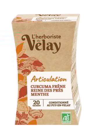 4 x Articulations (Curcuma, Reine des prés, Feuilles de Frêne) - 20 sachets