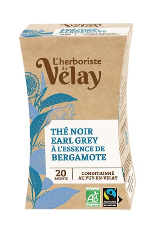 4 x Thé noir Earl Grey - 20 sachets