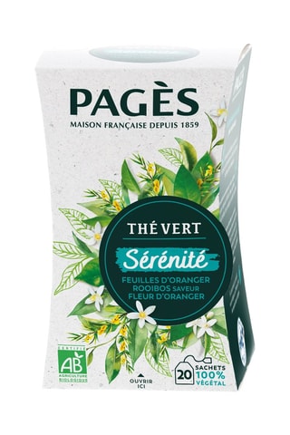 4 x Thé vert bio Sérénité - 20 sachets