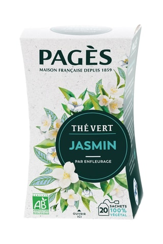 4 x Thé vert bio Jasmin - 20 sachets