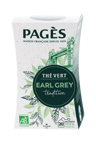 4 x Thé vert bio Earl Grey - 20 sachets