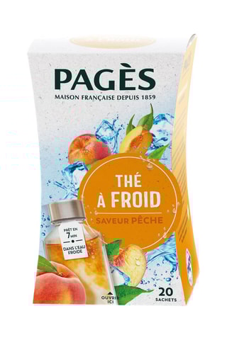4 x Thé glacé Pêche - 20 sachets