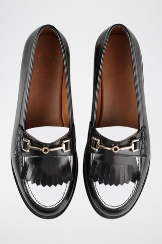 Mocassins envernizados em couro - Preto