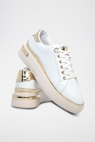 Sapatilhas com plataforma - Branco
