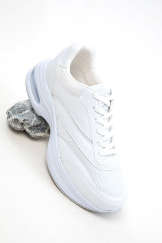 Sapatilhas com plataforma - Branco