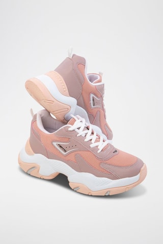 Sapatilhas com plataforma - Rosa-maquilhagem