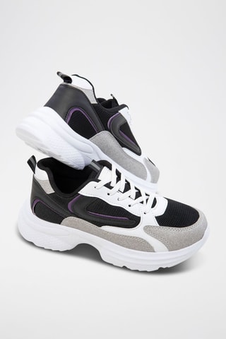 Sapatilhas com plataforma - Branco