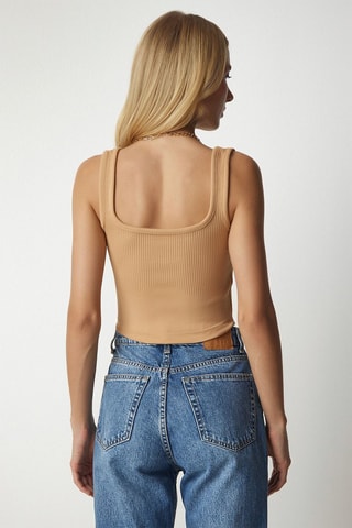 2 camisolas de alças - Bege e toupeira