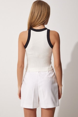 Camisola de alças - Branco