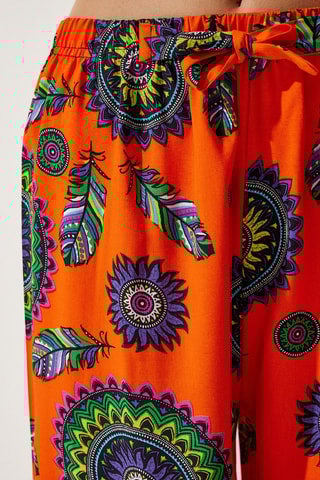 Calças palazzo - Laranja