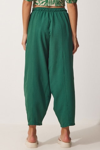 Calças saruel - Verde-esmeralda