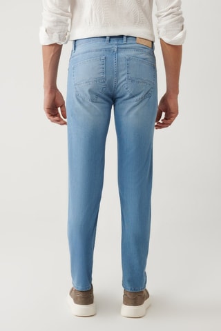 Calças de ganga slim - Azul-claro