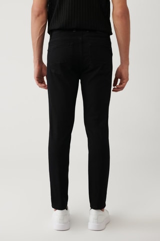 Calças de ganga slim - Preto