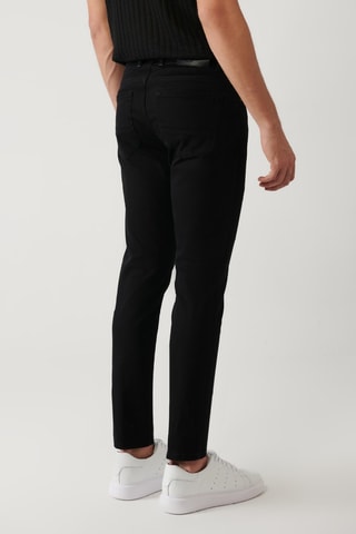 Calças de ganga slim - Preto