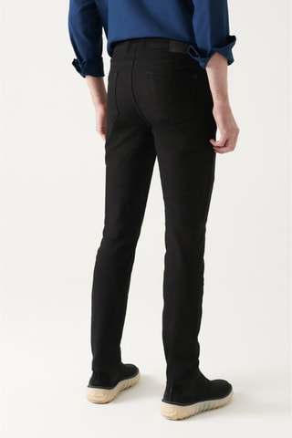 Calças de ganga slim - Preto