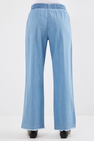 Calças de ganga wide legs - Azul