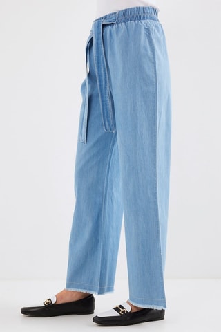 Calças de ganga wide legs - Azul