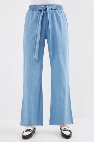 Calças de ganga wide legs - Azul