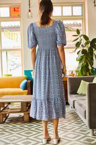 Vestido comprido - Azul