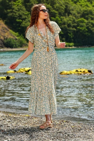 Vestido comprido - Verde