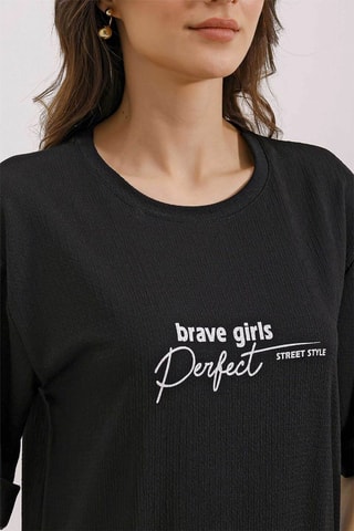 Vestido direito - Preto