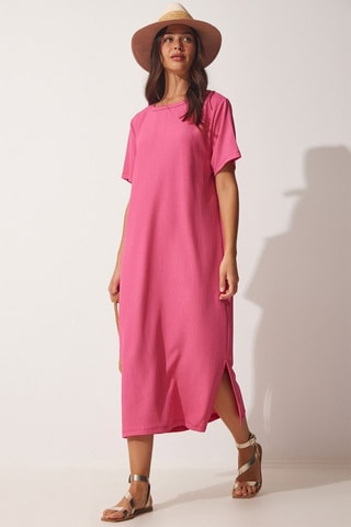 Vestido midi - Rosa