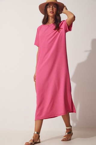 Vestido midi - Rosa