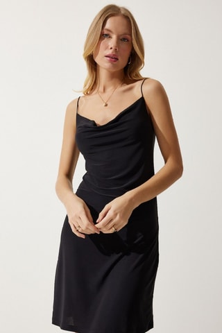 Vestido estilo patinadora - Preto
