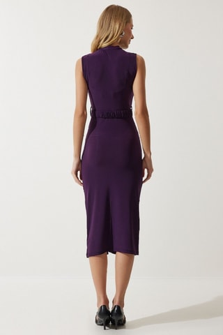 Vestido justo - Violeta