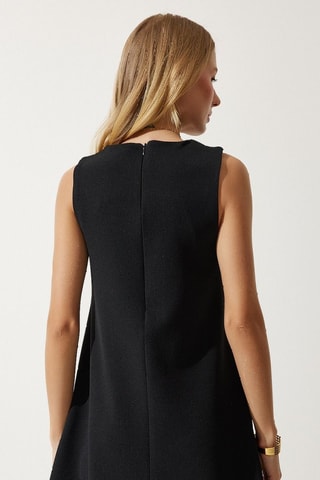 Vestido trapézio - Preto