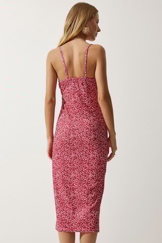 Vestido midi - Rosa-velho