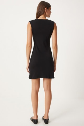 Vestido direito - Preto