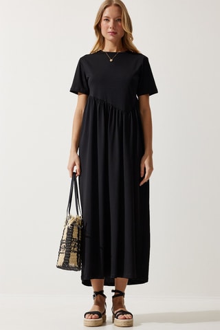 Vestido comprido - 
Preto