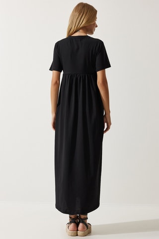 Vestido comprido - 
Preto