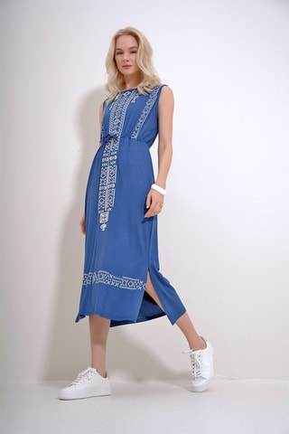 Vestido midi - Índigo