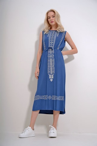 Vestido midi - Índigo