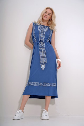 Vestido midi - Índigo