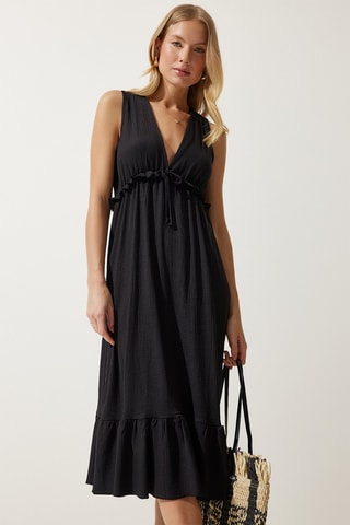 Vestido - 
Preto